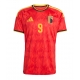 Belgia Romelu Lukaku #9 Tricou Fotbal Replică Mondial 2026 Barbati Acasa Belgia Romelu Lukaku #9 Tricou Fotbal Replică Mondial 2026 Barbati Acasa